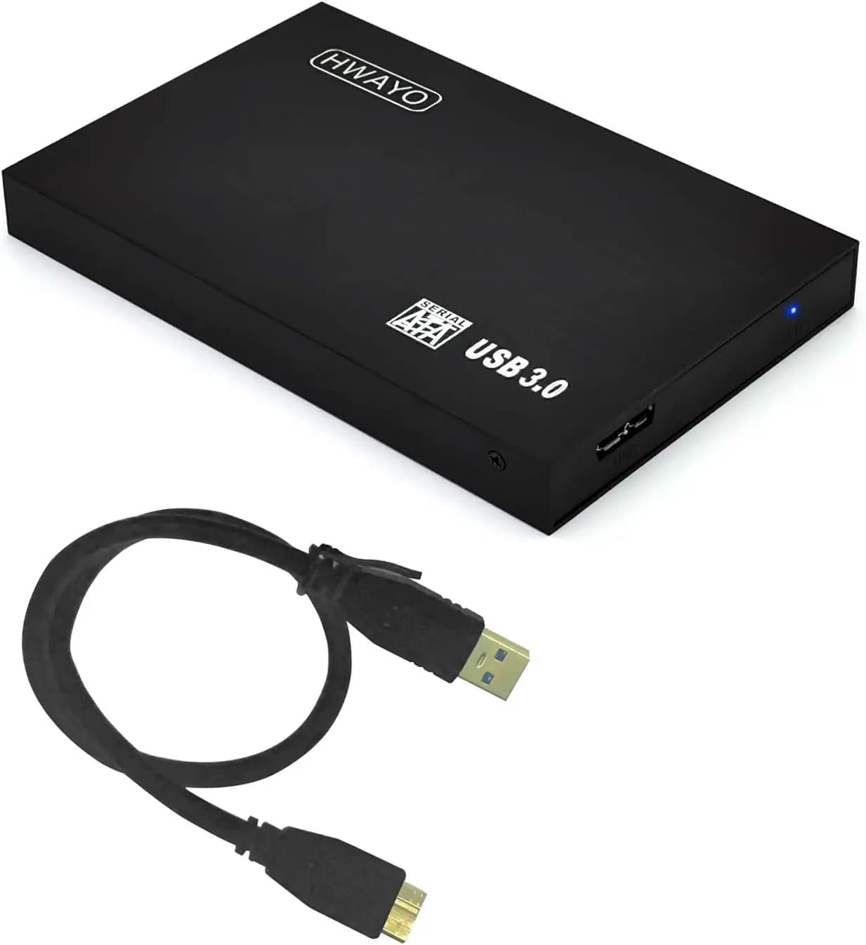 Hard Disk Esterno Portatile Ultra Sottile da 2,5'' 1TB USB3.0 per PC/Laptop/MacBook/Xbox One, Trasferimento Dati Veloce, Plug and Play