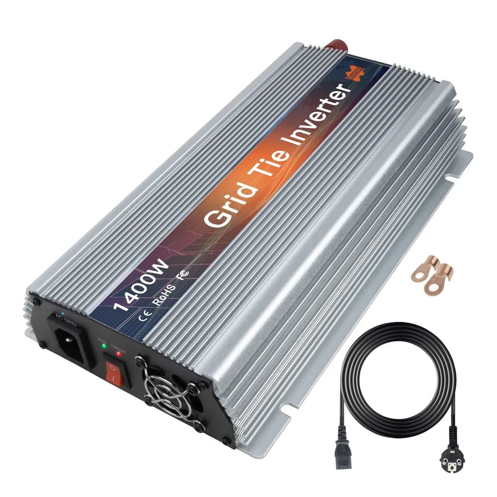 Micro inverter solare con collegamento a rete da 1000-1400 W da 20-50 V CC a 90-140 V CA 190-260 V CA MPPT Convertitore a onda sinusoidale pura per sistema di energia solare