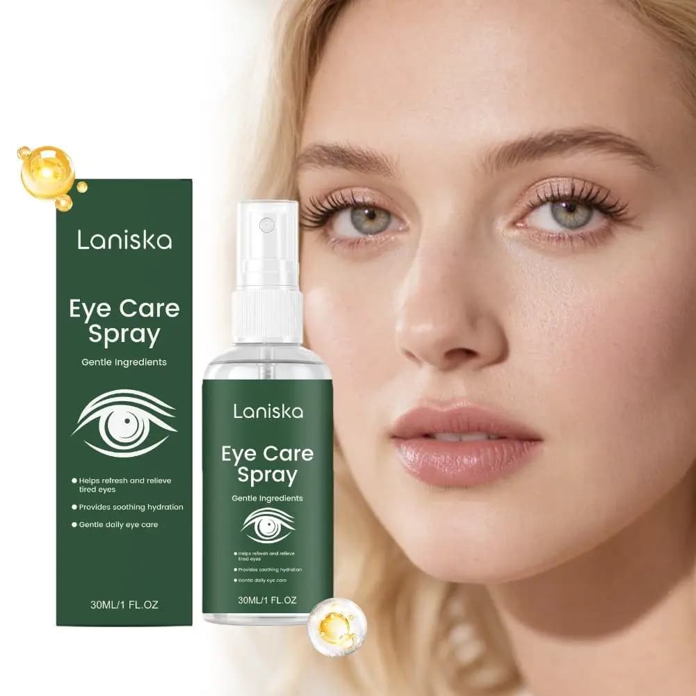 Spray Idratante per la Cura degli Occhi 30ml, Siero Lenitivo e Rinfrescante per la Pelle Delicata Intorno agli Occhi, Cura Esterna Quotidiana Portatile 1/5 Pezzi