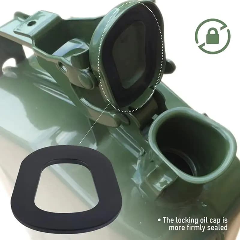 Anello di tenuta in gomma da 5 pezzi per serbatoio olio auto, guarnizione anti-trabocco per tanica NATO, sigillo a prova di perdite di benzina