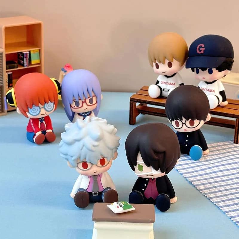 Autentico POTEPOTTE-R3 Year Z Class Ginpachi-Sensei Blind Box Gintama, Ornamento da Scrivania Fatto a Mano, Regalo