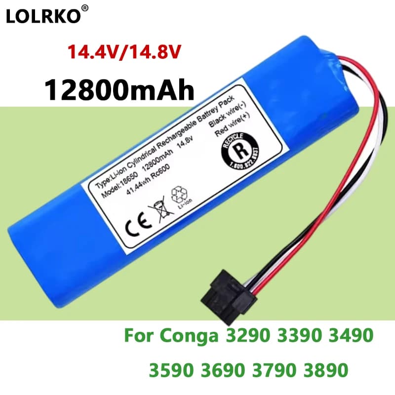 NEW STYTJ02YM Battery 14.8V for Xiaomi Mop Pro/Mop 2S Robot Vacuum Cleaner Replacement Battery for Yunmi MVVC01-JG/Haier JX37