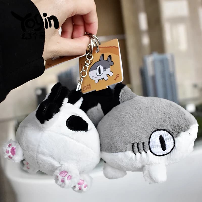 Portachiavi Cartoon Anime Figura Peluche Ciondolo Anime Decorazione periferica Giocattoli Simpatico regalo di compleanno per ragazza bambola