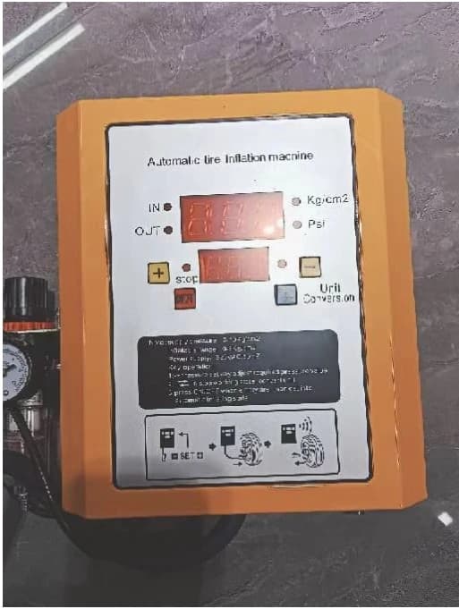Gonfiatore automatico per pneumatici per automobili, gonfiatore con display digitale, pompa ad aria, negozio di pneumatici, negozio di riparazioni auto