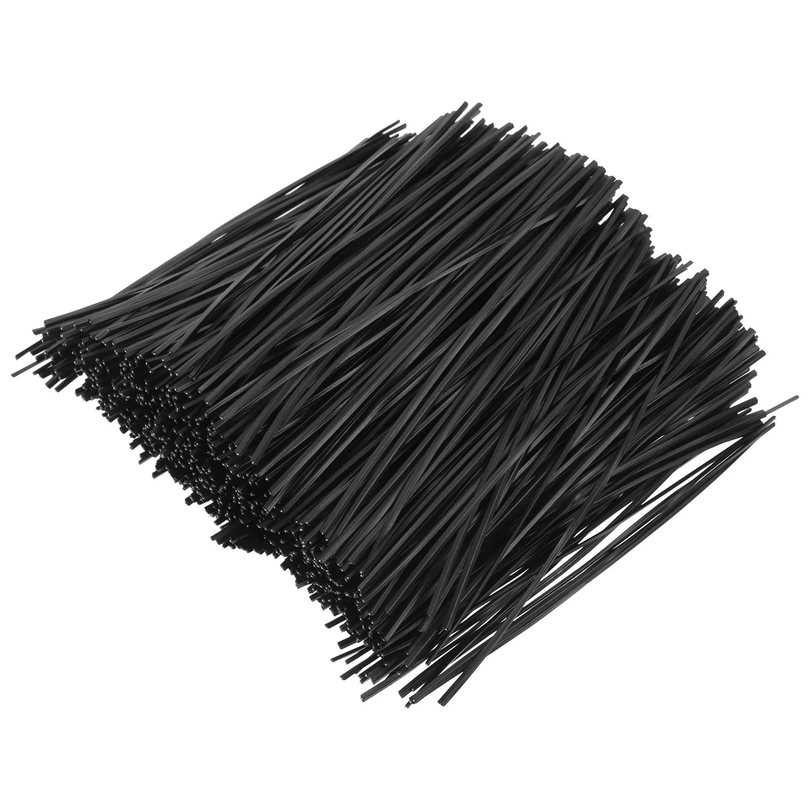1000 Pezzi Fascette in Ferro Rivestite in Plastica, Galvanizzate, Resistenti, Riutilizzabili, per Organizzazione Cavi e Fissaggio Piante da Giardino