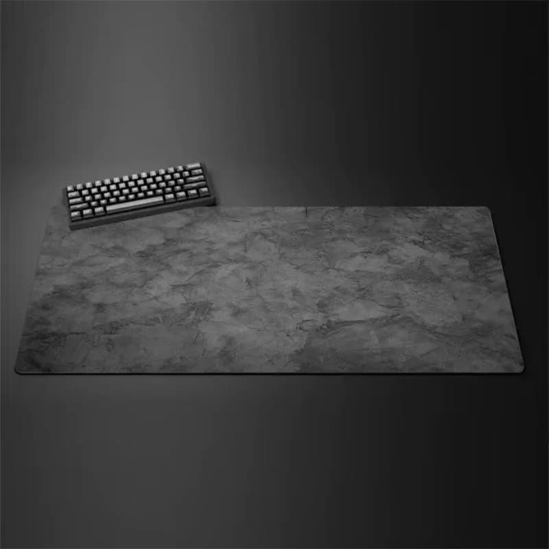 900x400mm grey mouse mat, XXL mouse mat with finished edges, desk keyboard mat, gray series, game mat, computer accessories