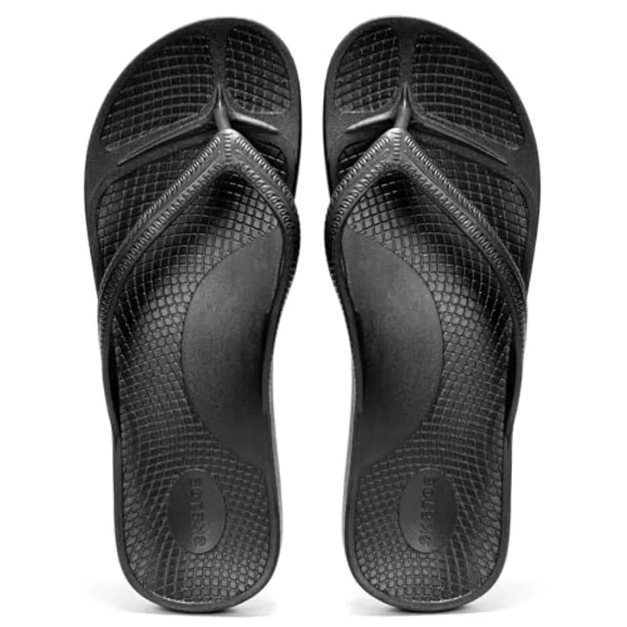 Arch Support Flip Flops for Women Thong Sandals with Soft Straps for Summer Pool Slides Orthopedic Plantar Fasciitis Beach Reco