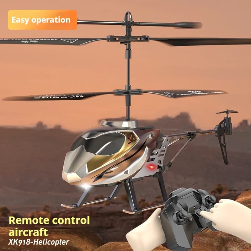 Nuovo Elicottero RC in Lega 2.4G a 3.5 Canali, Resistente agli Urti, Facile da Pilotare in Tutte le Direzioni, per Interni ed Esterni, Regalo Hobby per Bambini