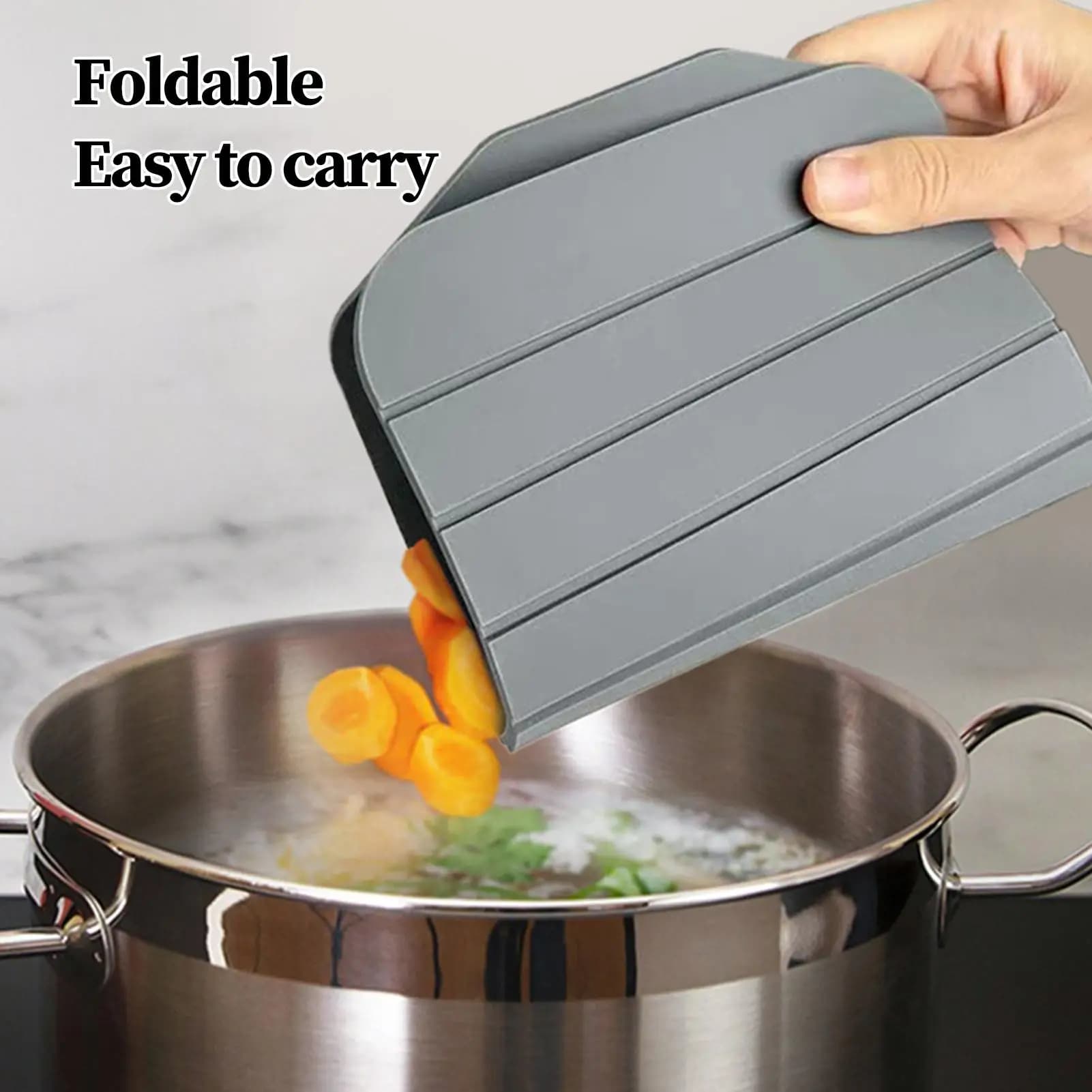 Foldable Silicone Cut Mat Portable Cut Mat for Camping Picnic on Two Sides Kitchen Tool for Kitchen