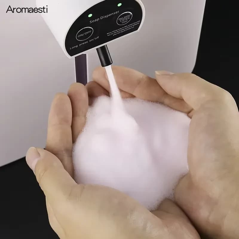 ABS Automatic Foamer for Wall Mount Desk Non-Contact Foaming Liquid Soap Dispenser