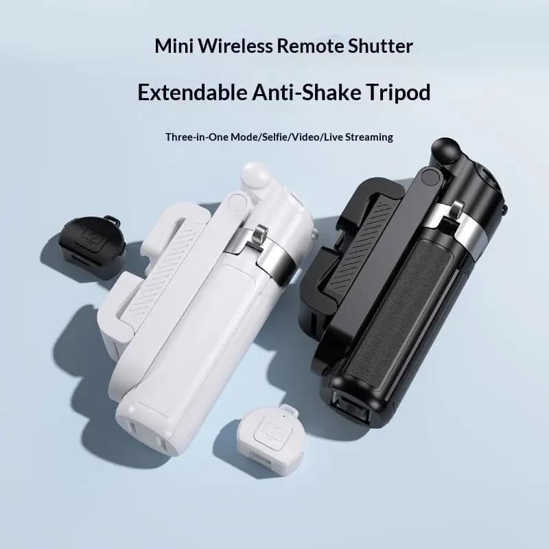 Universal Portable Selfie Stick Quadripod Foldable Mini Selfie Stick Phone Quadripod Stand With Wireless Remote Controller