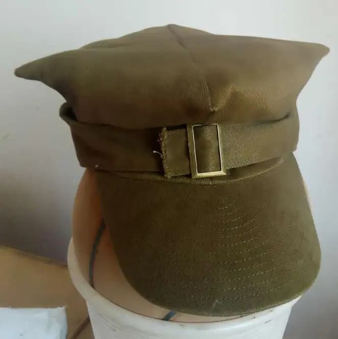 Cappello da cavalleria polacco da uomo berretto verde Vintage
