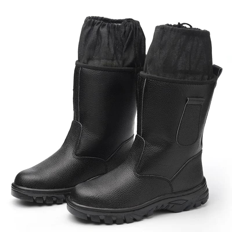 uomo moda puntale in acciaio stivali antinfortunistici scarpe da lavoro in morbida pelle all'aperto lavoratore utensili sicurezza alta botas calzature protettive