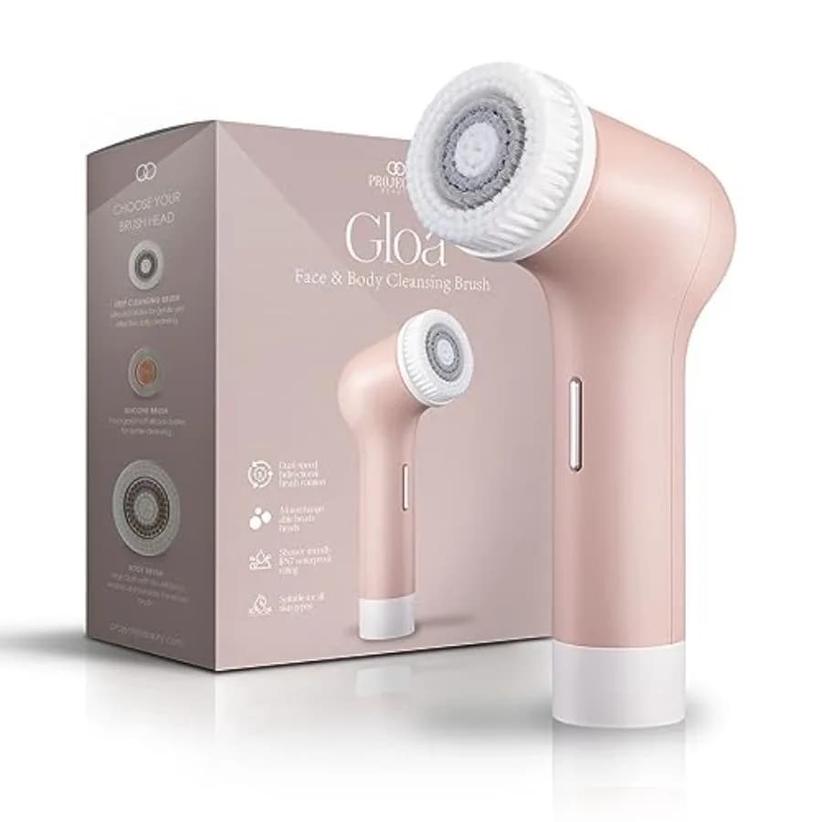 Gloa Face and Body Cleansing Brush by 3 Cleaning Brushes Pore Cleaner Scrub Brushes for Cleaning Exfoliate for Face Body Brush