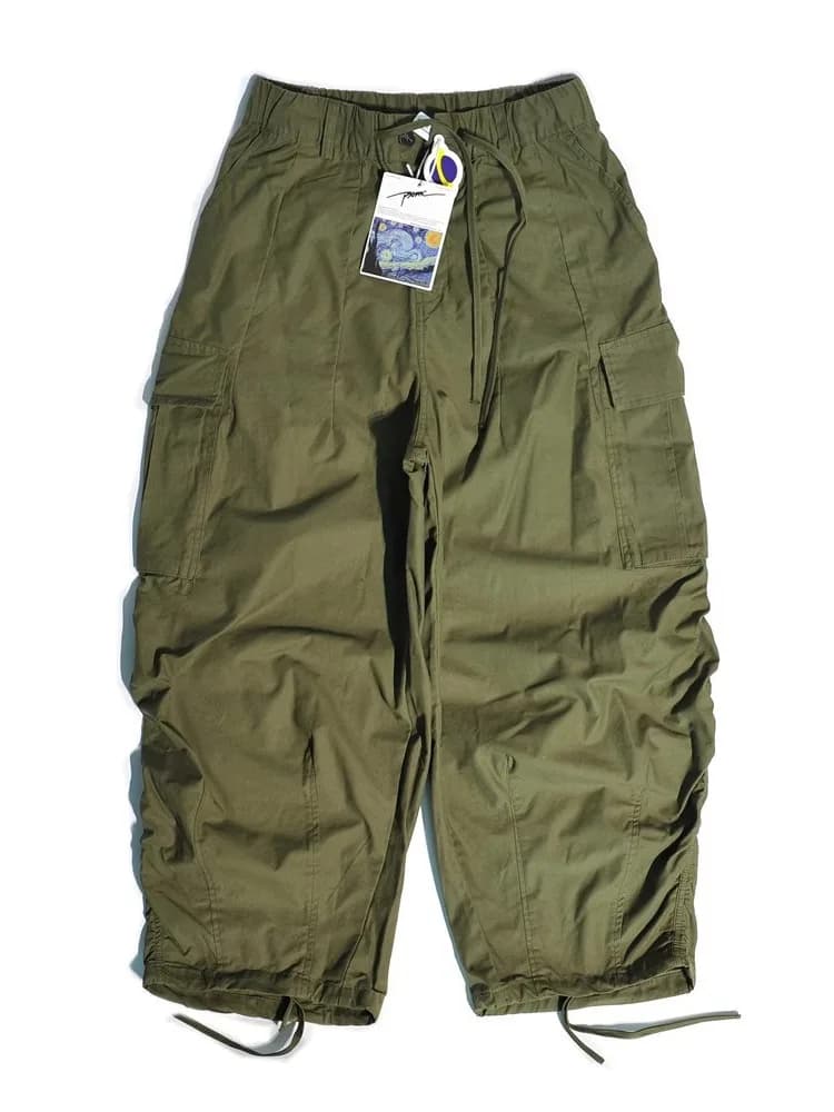 New CityBoy Japanese Men's Trousers with Multiple Pockets, Gamba Larga and Comfortable Cotton Fit for Casual and Outdoor Use