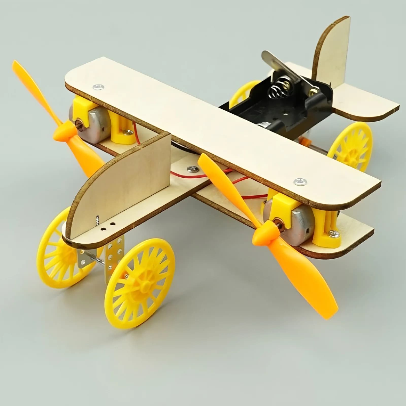 Modelli di aeroplani fai da te per bambini, modelli di assemblaggio artigianali, puzzle in legno 3D, giocattoli educativi e regalo giocattolo per bambini