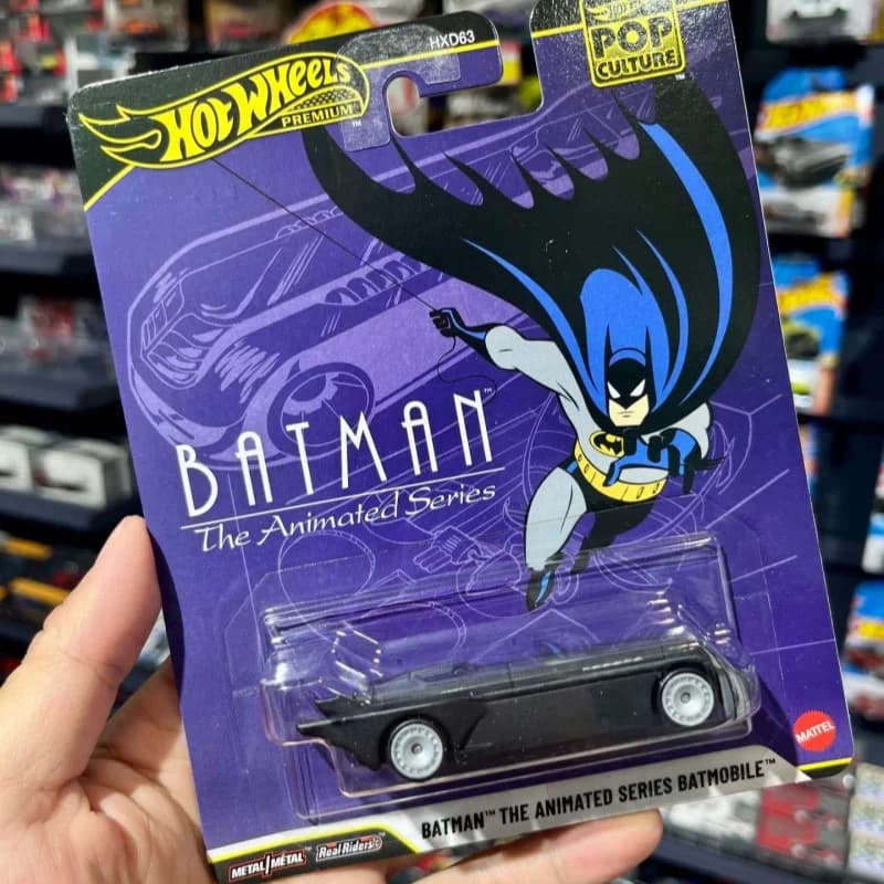 Hot Wheels Premium Pop Culture 1/64 Modellini Auto Diecast Stranger Things Batman Godzilla Rugrats Matrix BMW Lincoln Giocattoli da Collezione