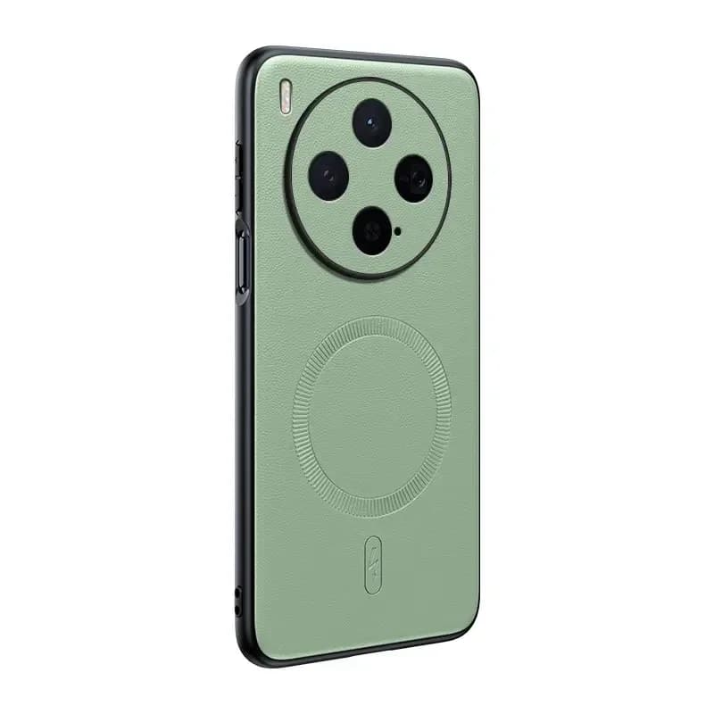 Magnet Wireless Charging Phone Case For Honor Play 10A X5C X5D Plus X6D X7C X9C Smart X9d Protect Matte Leather Silicone Cover