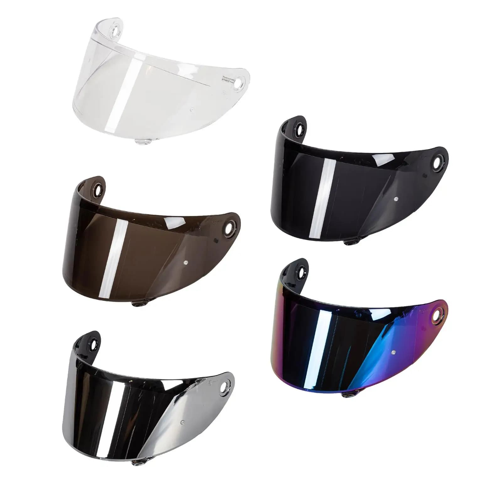 Visiera per Casco Moto, Lente Antivento e Antipolvere in PC, Accessorio per Protezione Moto, Uso Estivo