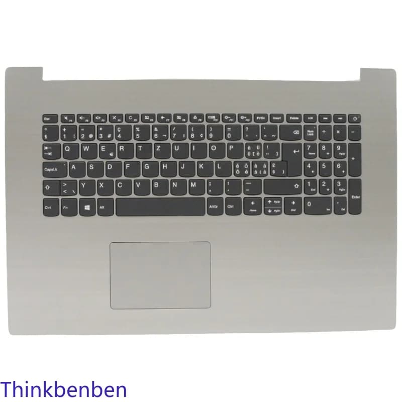 Platinum Grey Upper Case Palmrest Shell Cover Keyboard For Lenovo Ideapad 330 17 17ICH 5CB0R48058