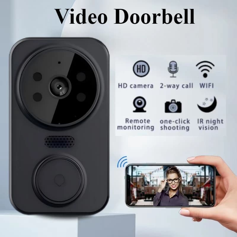 Wireless doorbell for smart home Security camera Wifi Digital door Peepholes intercom Video Eye IR Night vision Ring doorbell