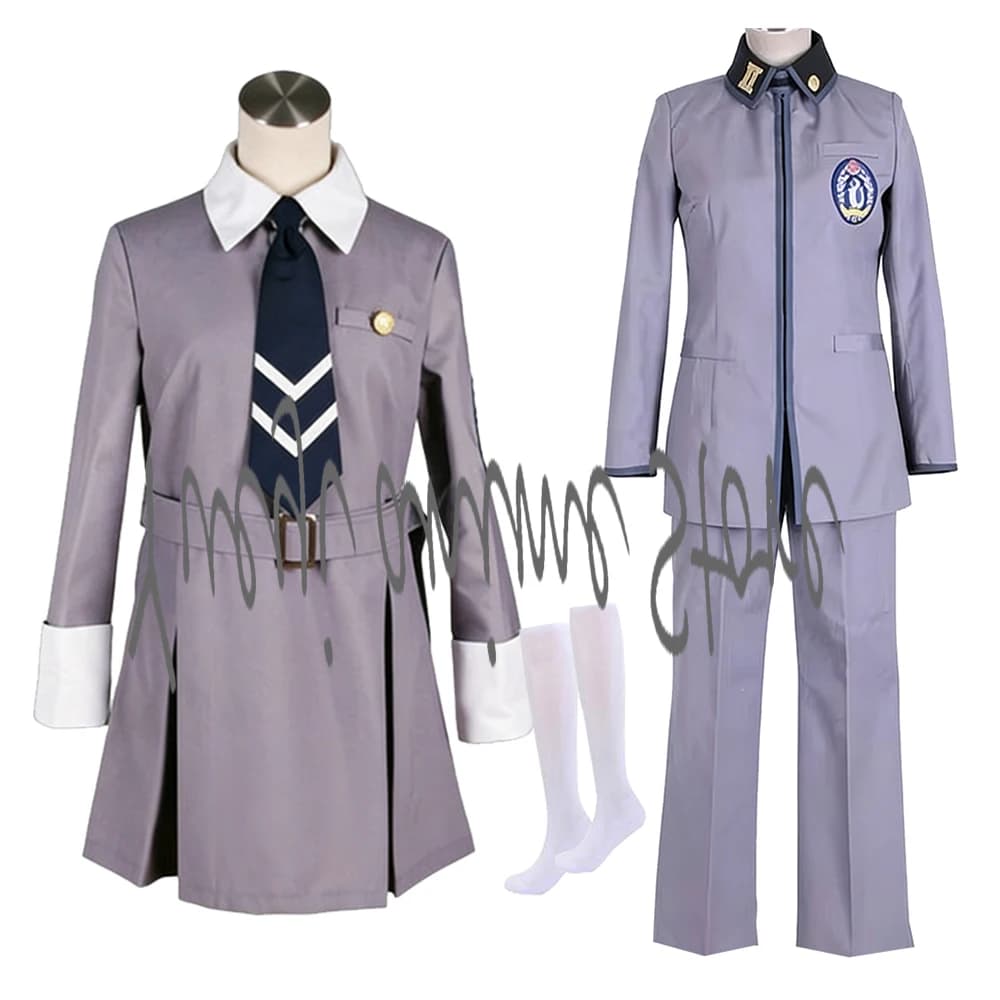 Custom Cosplay Costume Anime St. Hermelin, school uniform, full set, Halloween party dress for women and men