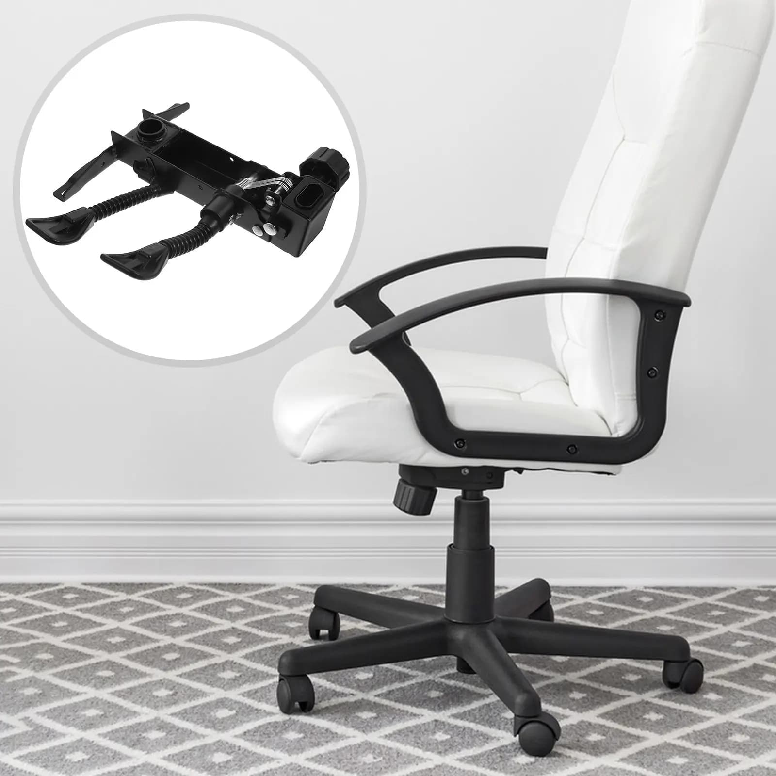 Base Girevole di Ricambio per Sedia da Ufficio, Piastra in Acciaio Resistente per Sedie Ergonomiche Regolabili in Altezza, da Scrivania e Gaming