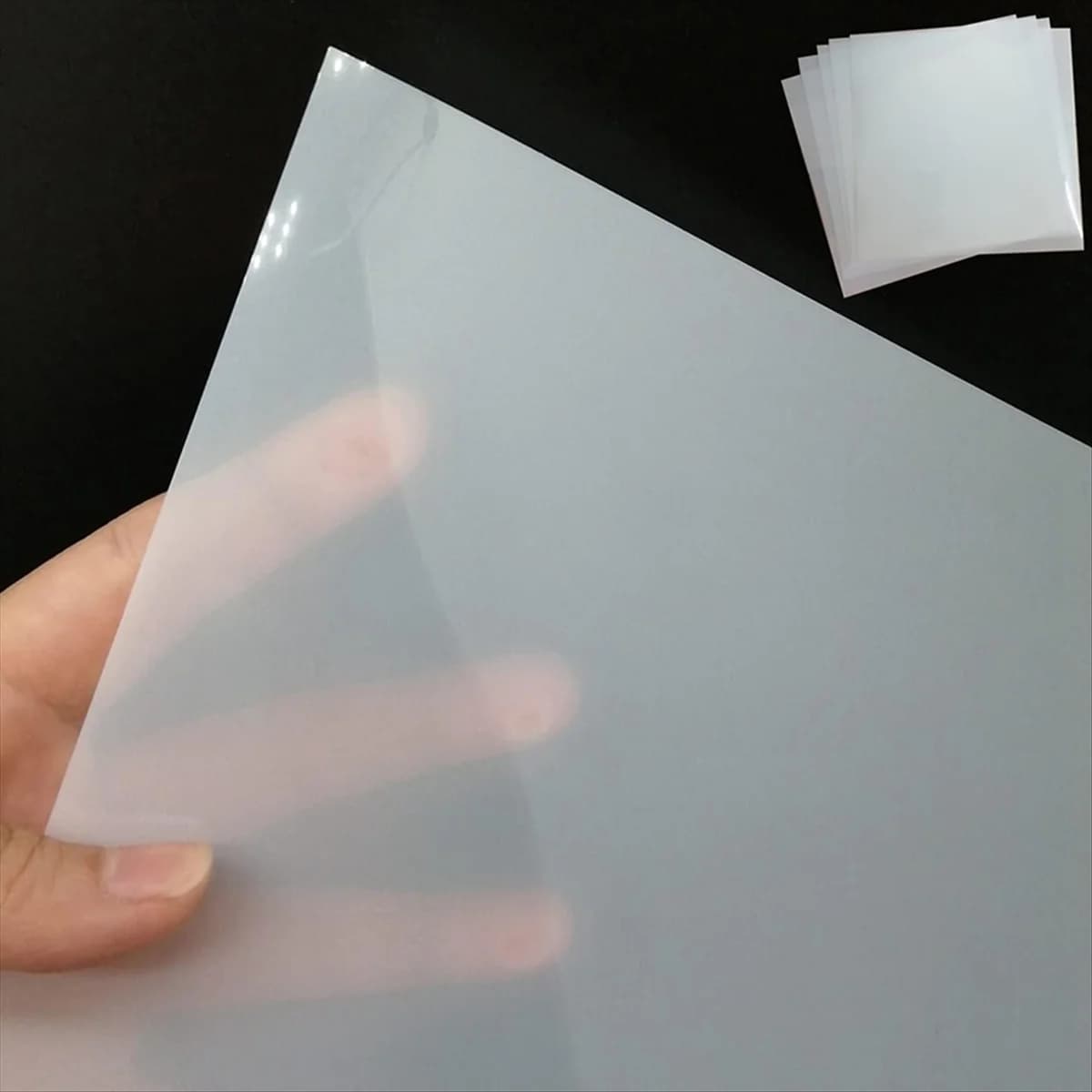 12 fogli 10mil Foglio di Mylar 12 x 12 pollici Foglio per stencil vuoto PET traslucido latte (10mil)