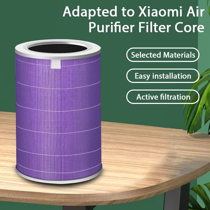 Filtro dell'aria di ricambio per purificatore d'aria Xiaomi 1/2//3/3H Pro per filtri dell'aria Mi con purificatore d'aria con schermo filtro a carbone attivo