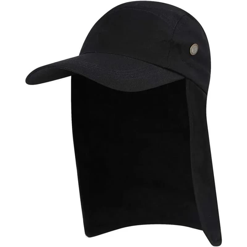 Cappello da Pesca e Escursionismo, Protezione Solare con Copricollo, per Uomo e Donna, Resistente ai Raggi UV, Nuovo