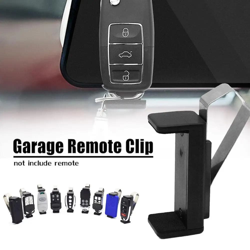 Supporto Universale per Telecomando Auto - Clip da Visiera con Impugnatura Antiscivolo, Organizzatore Antistatico per Chiavi per Prevenire la Perdita