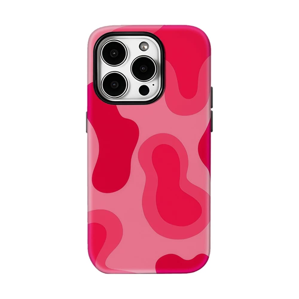 Custodia per iPhone 17 16 15 14 13 Pro Max Plus Rosa Cipria, con Supporto Magnetico, a Doppio Strato, Robusta