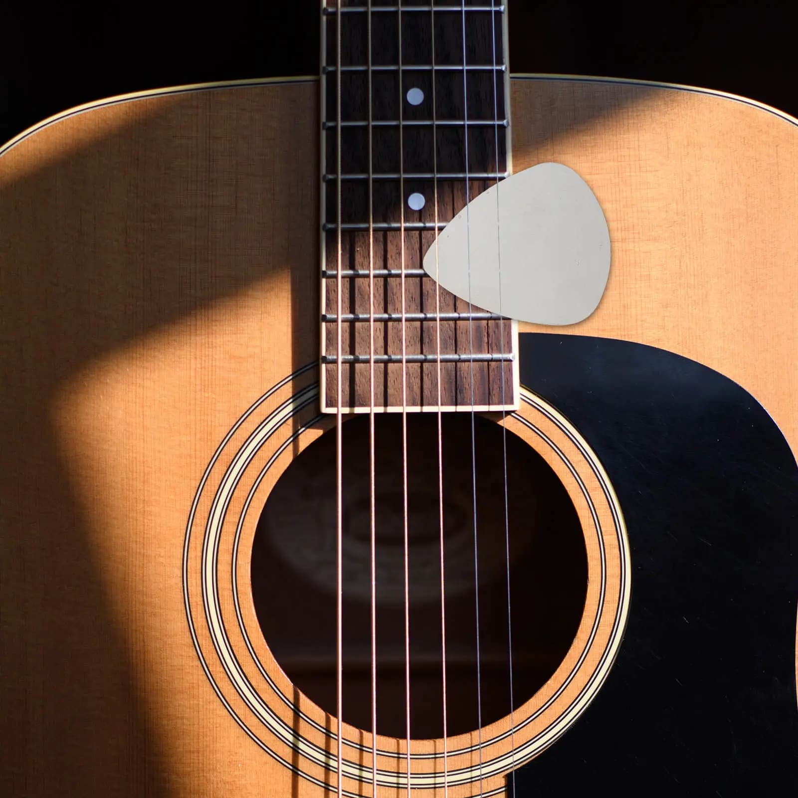 10 Pezzi Plettri per Chitarra in Acciaio Inossidabile Premium, Suono Chiaro e Forte, Resistenti all'Usura per Chitarra, Basso e Strumenti Musicali