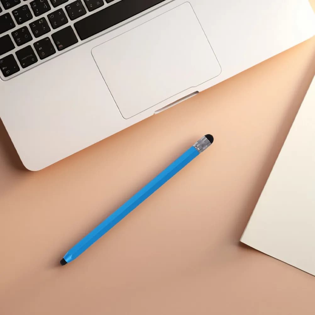 Penna stilo capacitiva a doppia testa da 2 pezzi per tablet e telefoni touchscreen, punta sostituibile, portatile, precisa, universale per disegno su schermo