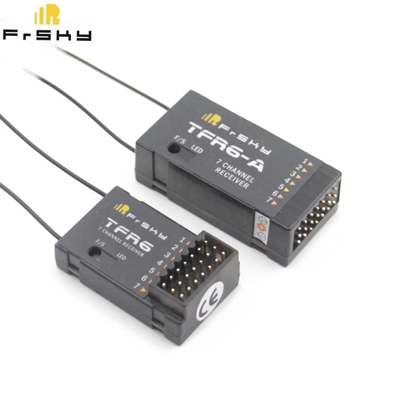Ricevitore originale FrSky TFR6A TFR6-A 2.4GHz 7 canali FASST compatibile Futaba T14SG T8FG modulo per droni FPV con telecomando