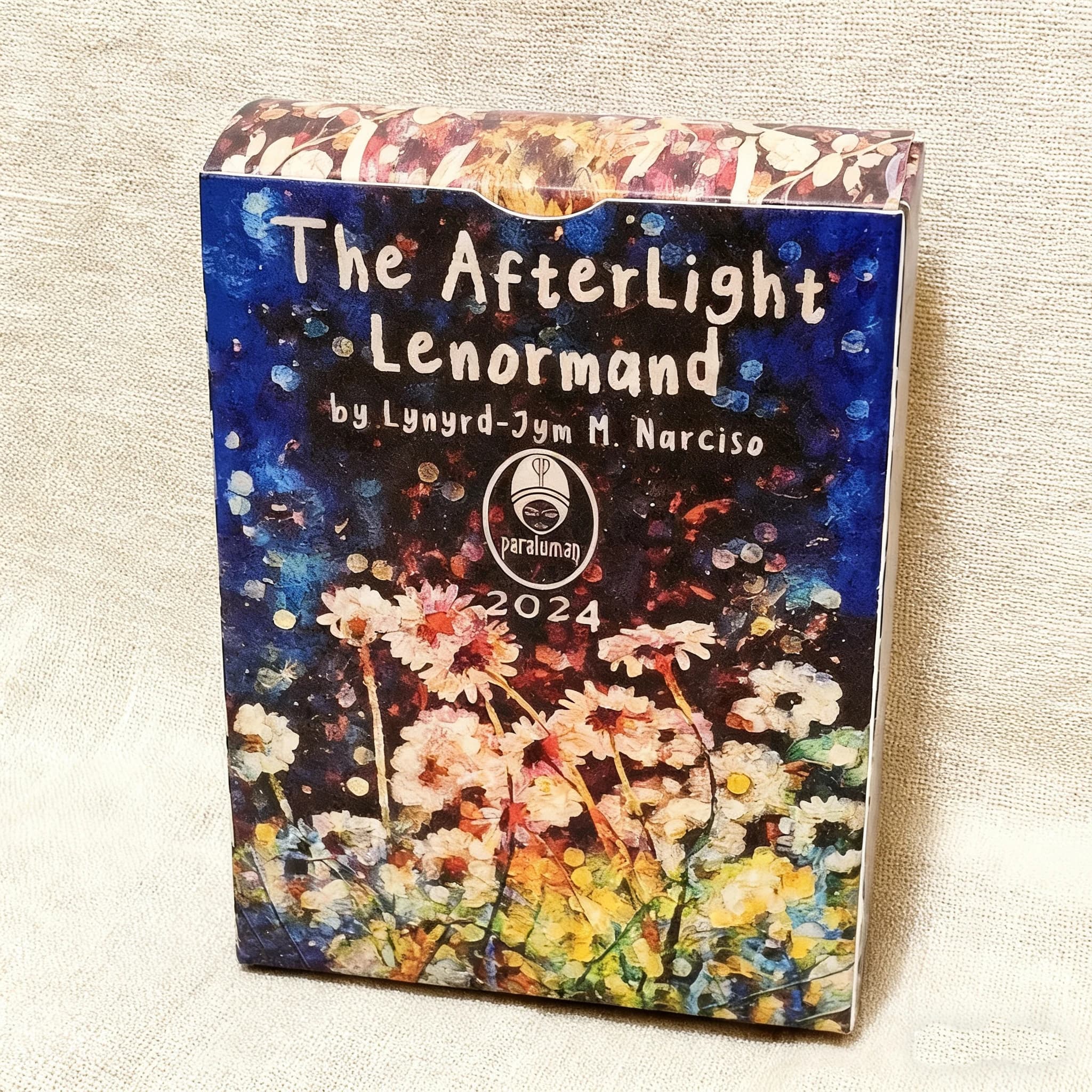 Mazzo Lenormand Afterlight da 62 * 87 mm e 12 carte Oracle dello zodiaco