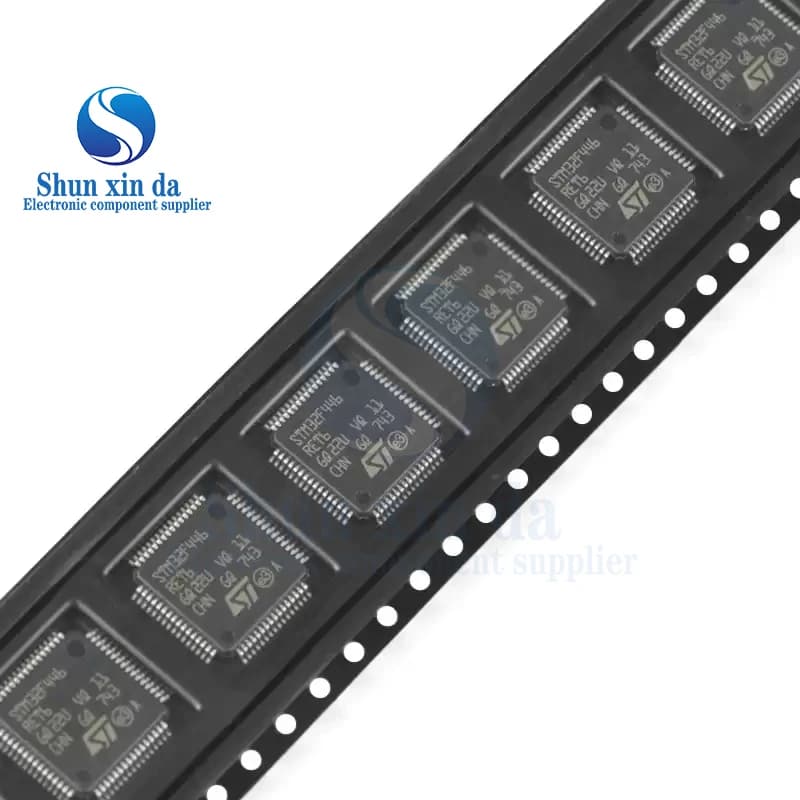 2PCS STM32F446RET6 LQFP-64 STM32F446 ARM Cortex-M4 32Bit MCU + FPU 512kB Flash 128 + 4KB RAM SMD Microchip IC