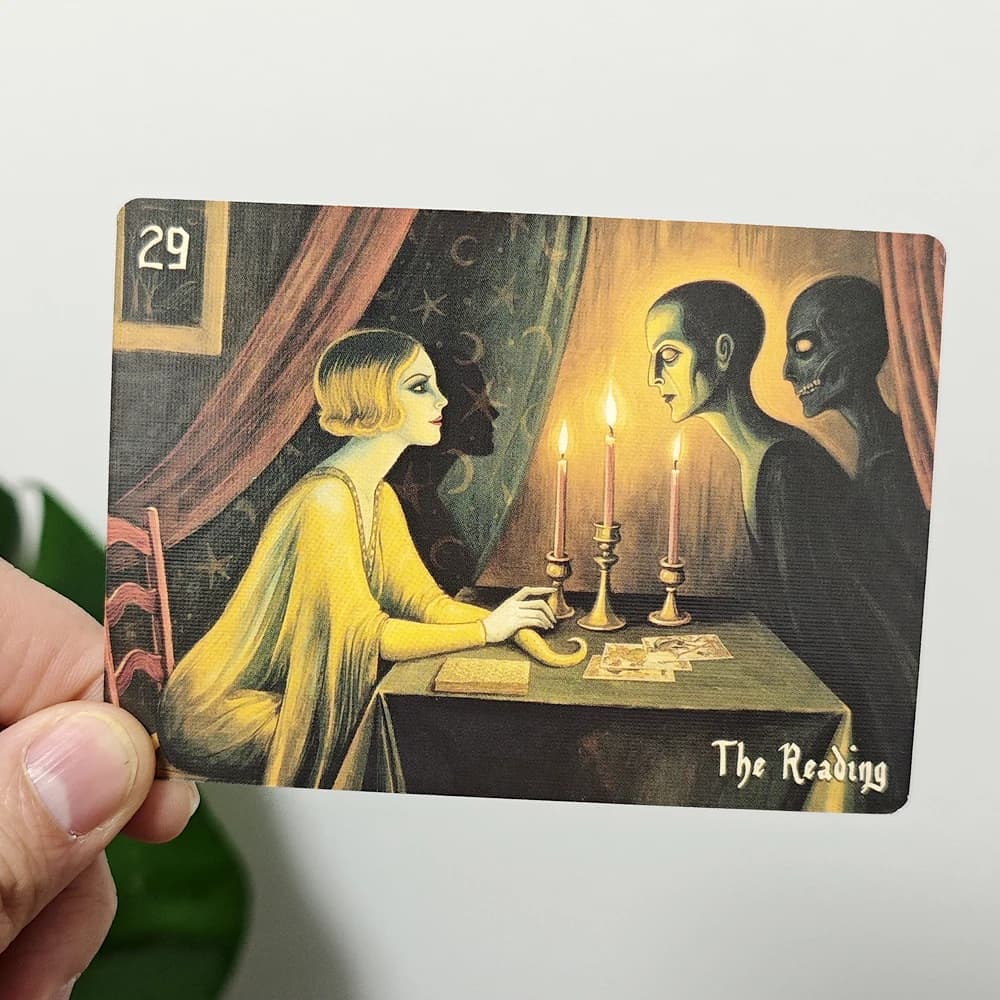 10.5*7.5cm Felix Nacht's Gallery of Hallucinations Oracle 52 Enigmatic Cards