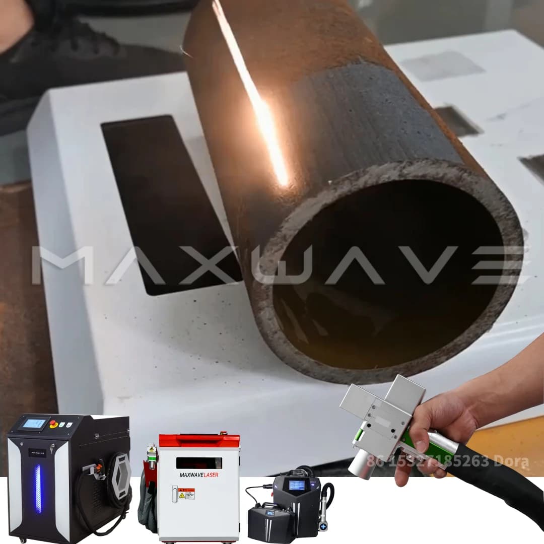 HandHeld 2000W Laser Cleaning Machine For Rust Removal Rust Removal Cleaning Oil Paint for Metal Rust Cleaning 300MM