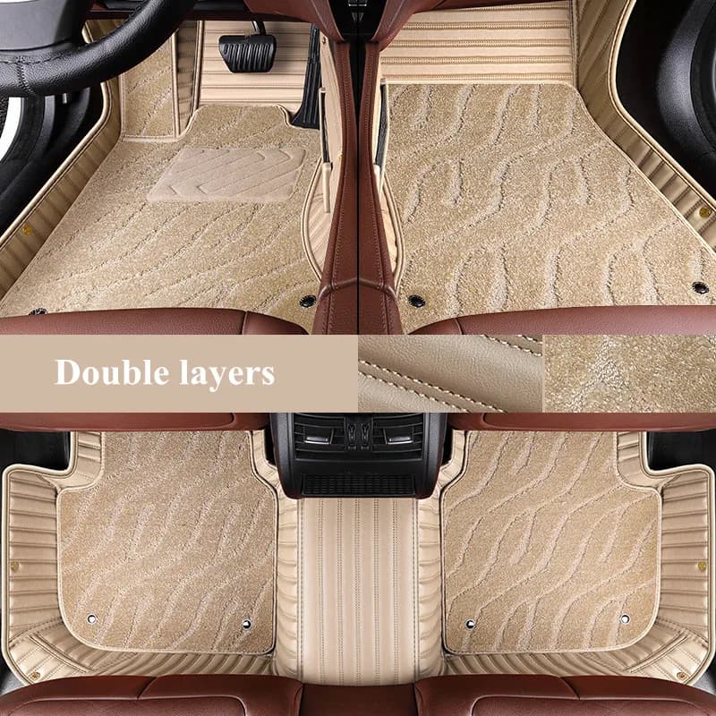 Customized Special Car Car Mats for Mercedes Benz GLS 600 Maybach 2025-2020 Double Layer Waterproof Mats for GLS600 2022