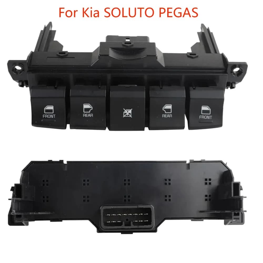 Accessori auto per Kia SOLUTO PEGAS 2018+ Nuovo Elettrico Poewr Master Power Finestra Interruttore di Controllo Porta Vetro Sollevatore Pulsante Parti