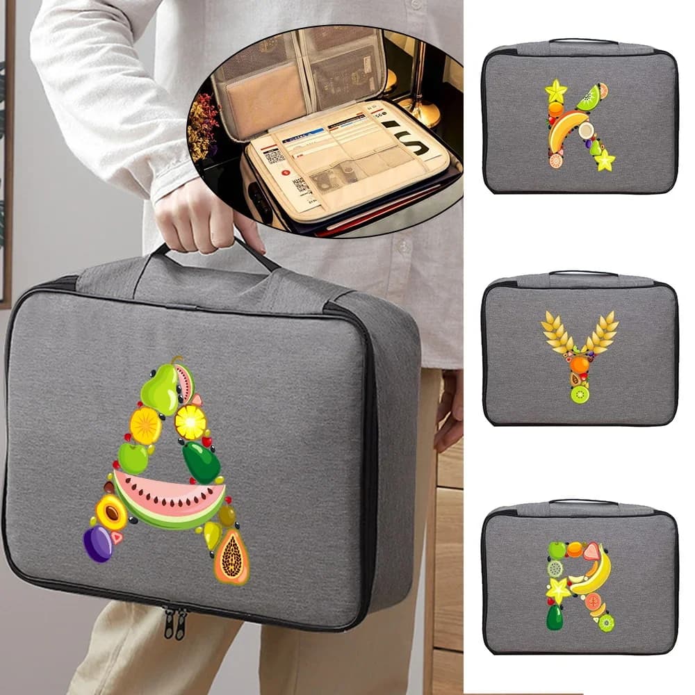 Large Waterproof Document Storage File Lockbox Folder Passport Holder Password Lock Privacy Stuff Lockable Handbags Organizer