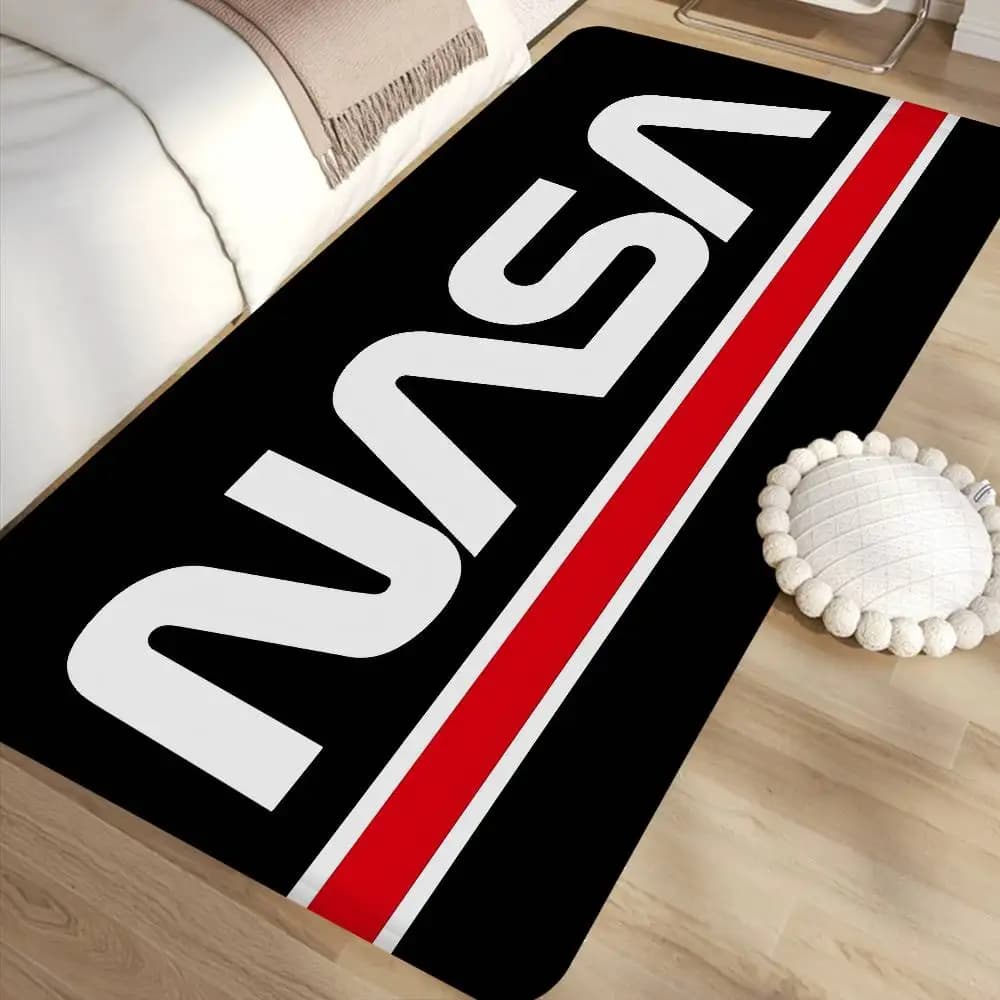 Classico Hit N-NASA-A Tappetino da cucina per bambini, decorazione per la camera da letto, balcone, zerbino antiscivolo, soggiorno, Alfombra