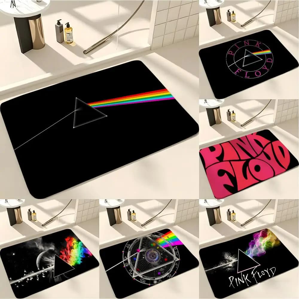 ANIME P-Pink Floyd Tappetino assorbente per pavimento, tappetino antiscivolo per bagni, servizi igienici e toilette
