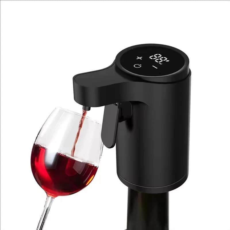 Decanter Elettrico per Vino Xiaomi, Aeratore e Dispenser, Pompa Versatore Elettrica, Accessori per Vino