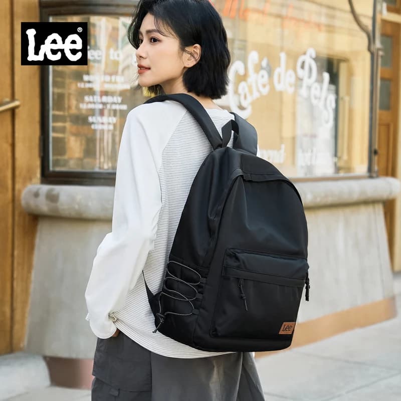 LEE Zaino leggero unisex per laptop da 15 pollici, zaino per studenti adolescenti, zaino per la scuola, zaino Oxford impermeabile per donna e uomo, zaino basic da giorno