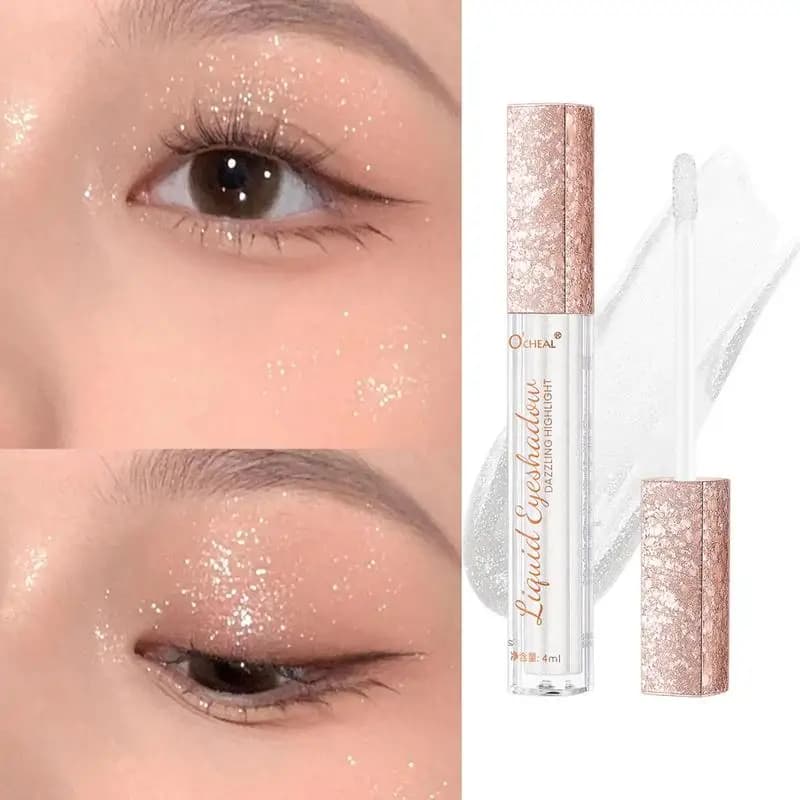 Liquid Glitter Eyeshadow Sparkly Liquid Eye Glitter Quick Drying Lasting Bling Under Eye Shadow Sparkly Eye Makeup per Halloween