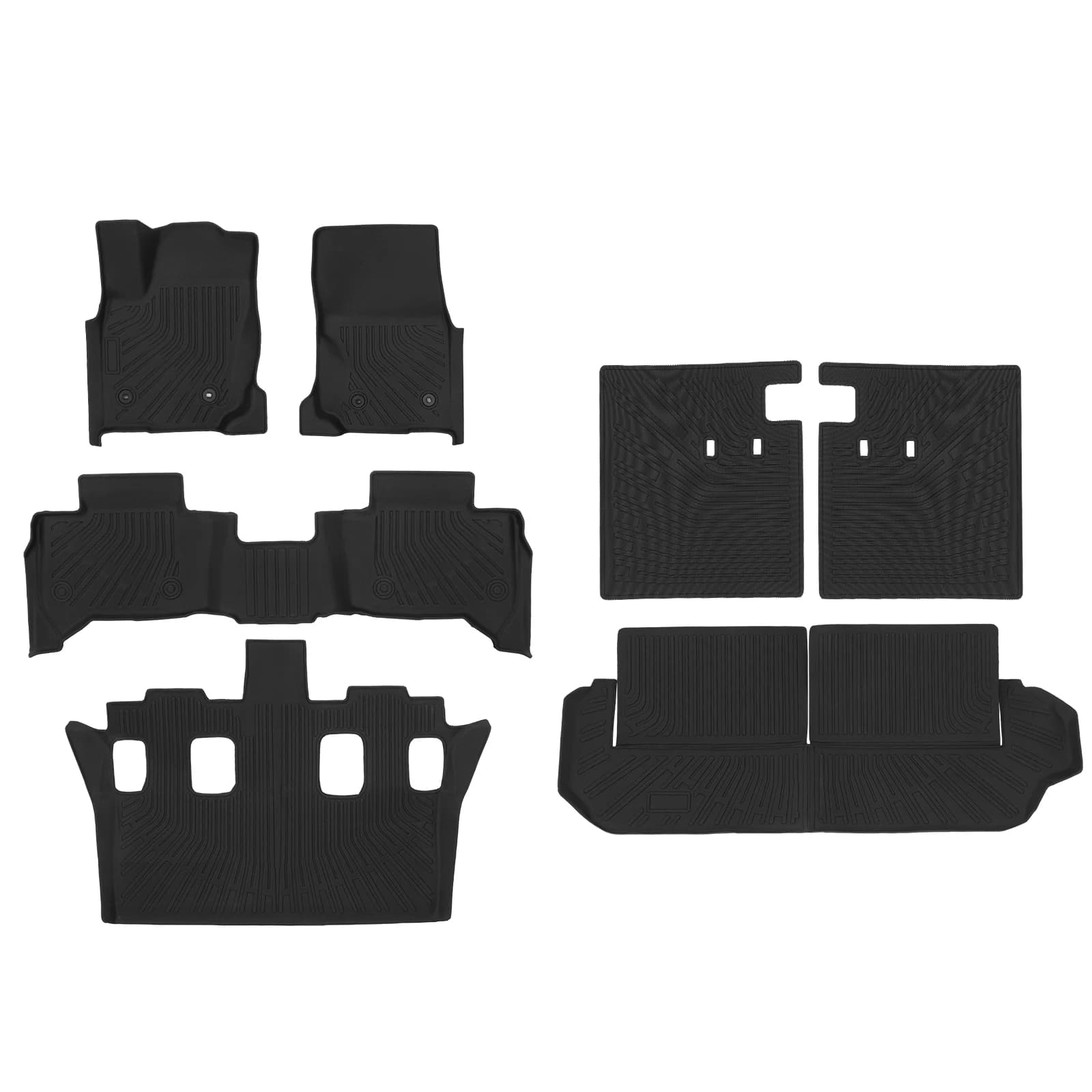 Tappetini per Auto Toyota 4Runner 2025-2026, Rivestimenti per Pavimento a 7 Posti, Accessori per Toyota 4Runner