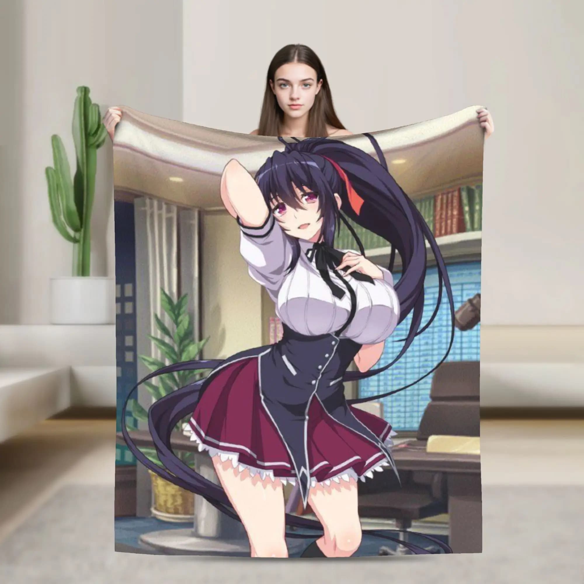 High School DxD Rias Gremory Accessori Coperta Coperte super morbide e calde per divano 50x60 pollici Copriletto multi-dimensione
