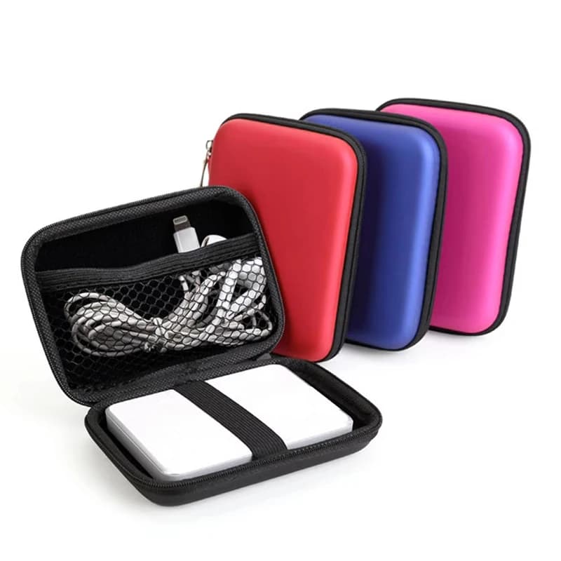 Portable PSSD Case For SanDisk E30/E60/E61 250GB/500GB/1TB/2TB V2 Extreme SSD SDSSD Travel Storage Bag External Disk Cable Bag